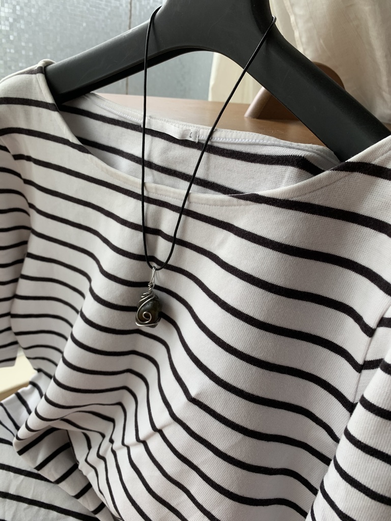 ラブラドライト🌱ステンレスワイヤー🌱ペンダント🌱ネックレス🌱メンズ🌱レディース🌱