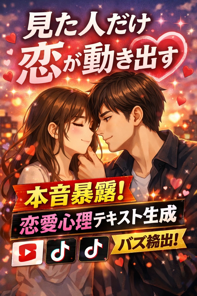 見た人だけ恋愛が動き出すプロンプト｜本音暴露テキスト生成