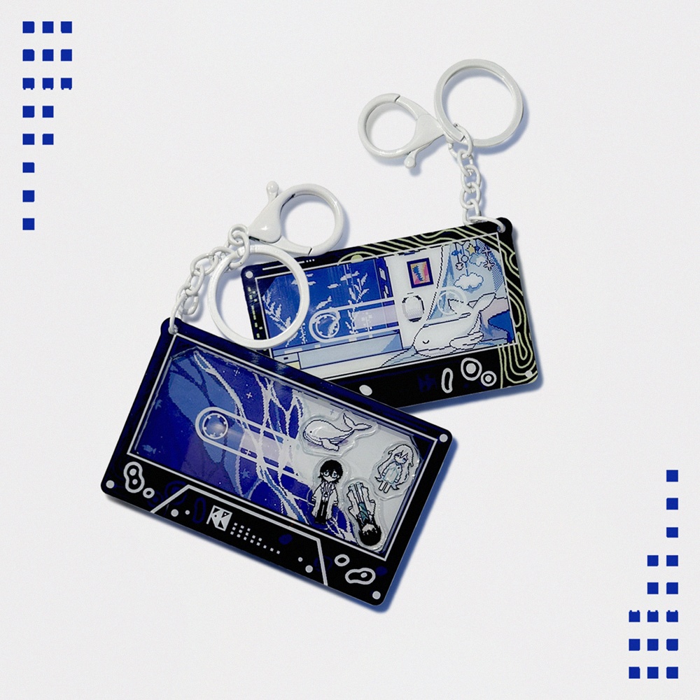 カセットテープ風シャカシャカアクキー