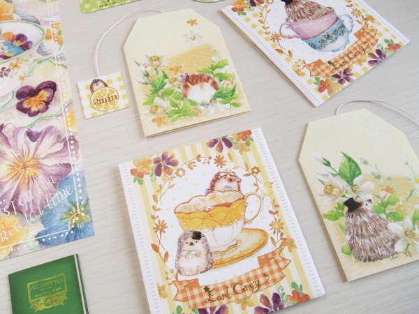 紅茶風ミニレターセット<EarlGray>