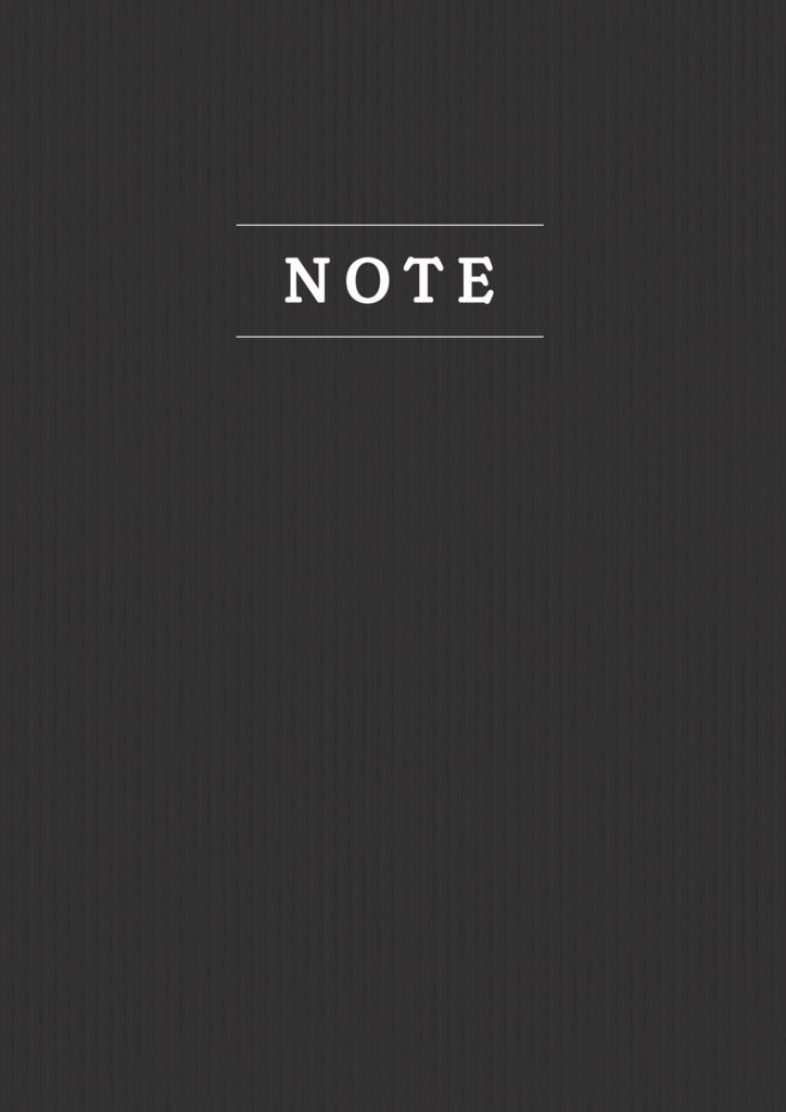 NOTE（単品）