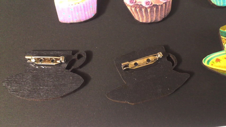 木製ブローチ(訳あり品)