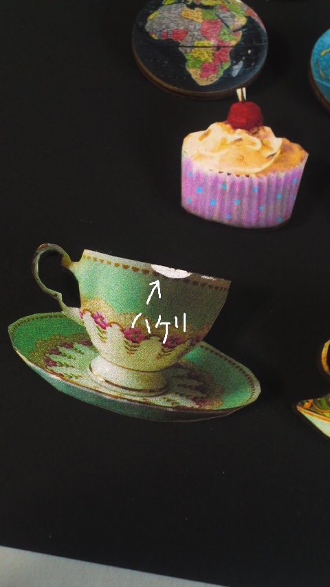 木製ブローチ(訳あり品)