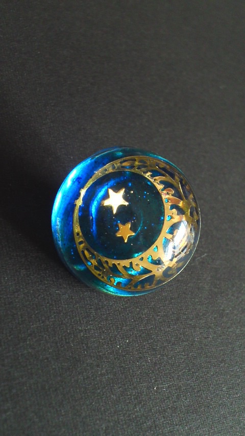 宇宙の欠片ピンズ(銀河、半球)