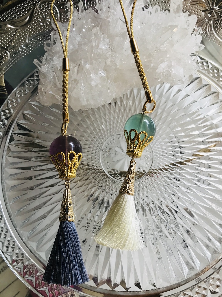 フローライトの根付