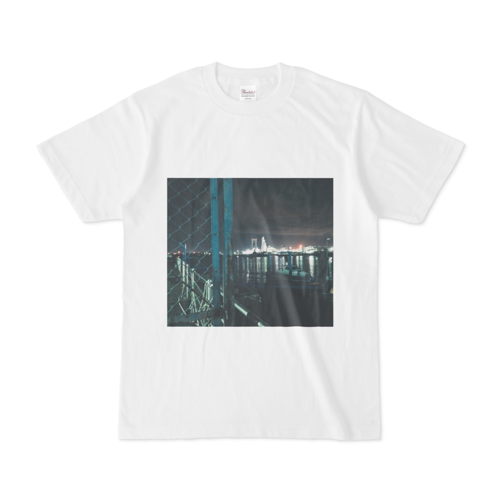 ノスタルジーな工場夜景Tシャツ