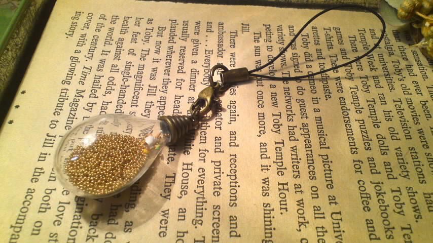 電球ストラップ(シャンデリア球)