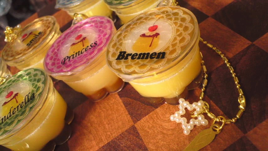 プリンのアクセサリー★フェイクスイーツ
