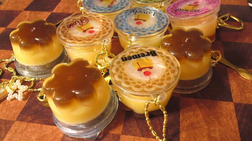 プリンのアクセサリー★フェイクスイーツ