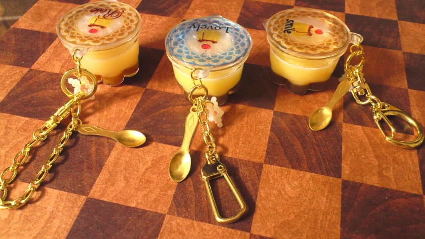 プリンのアクセサリー★フェイクスイーツ