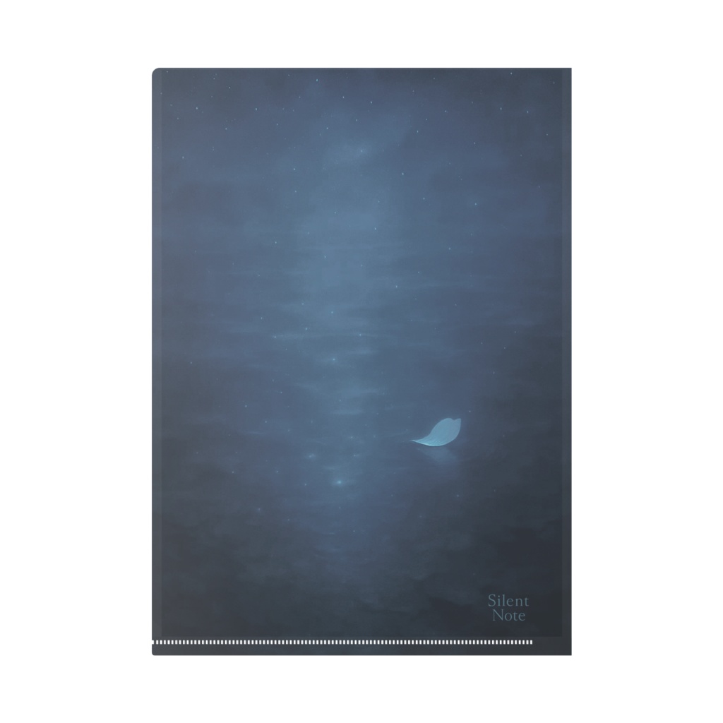 Fragment of Quiet Night – 夜に咲いた花のクリアファイル