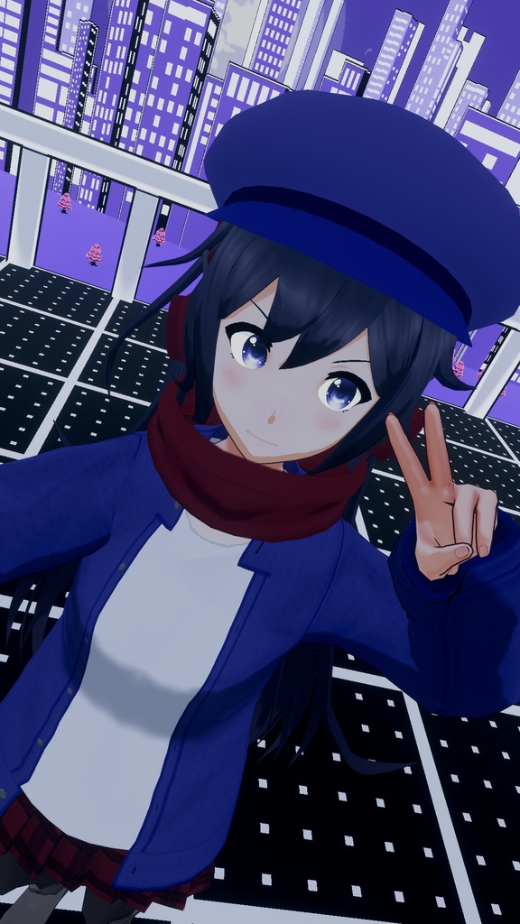 (Free) [VRoidVRMモデル] Chizuru 3D Model - oli-lives - 5/5