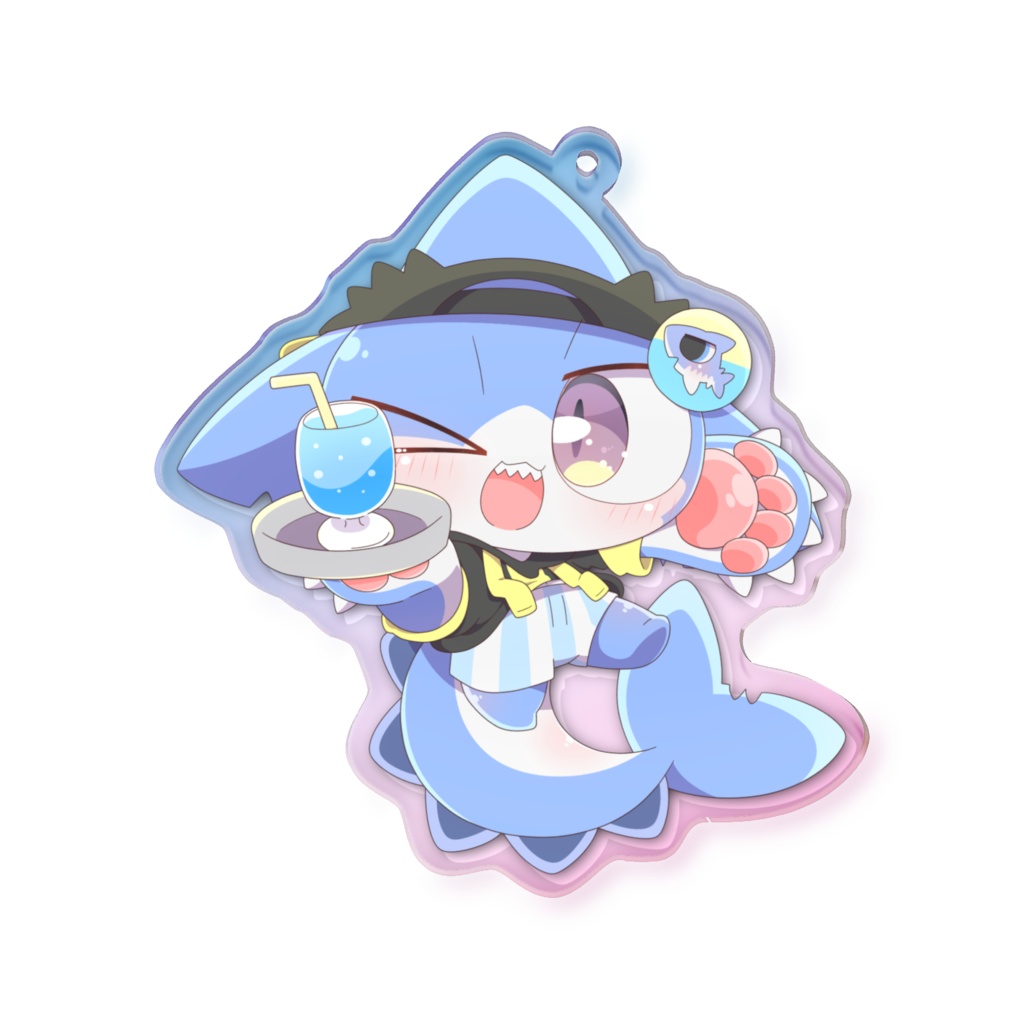 サメ怪獣スゥ🌟イベント記念オーロラアクキー