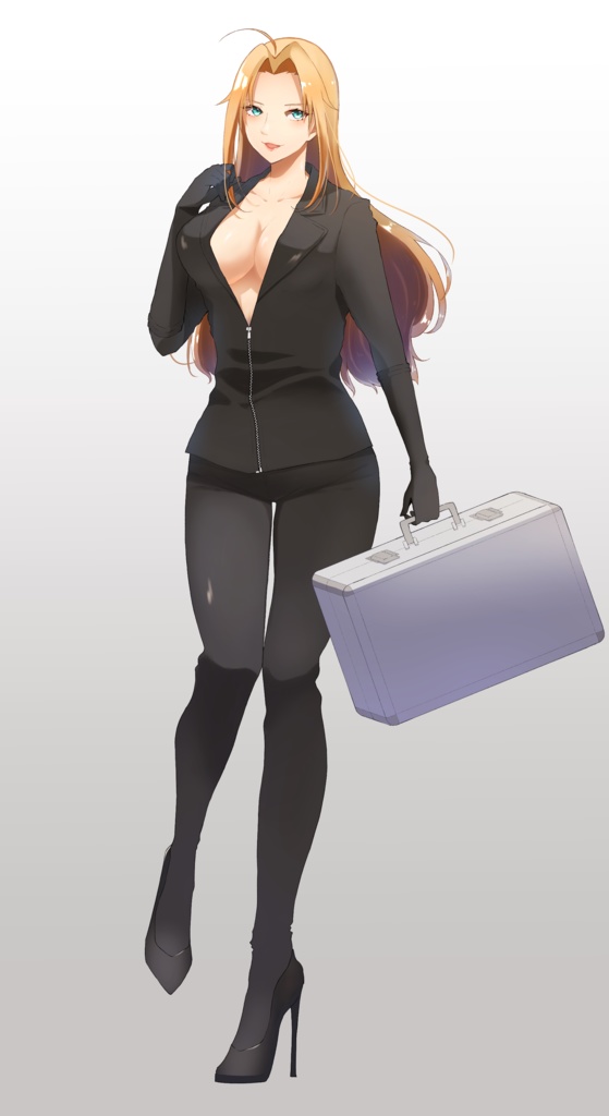 【立ち絵素材】怪盗の女性