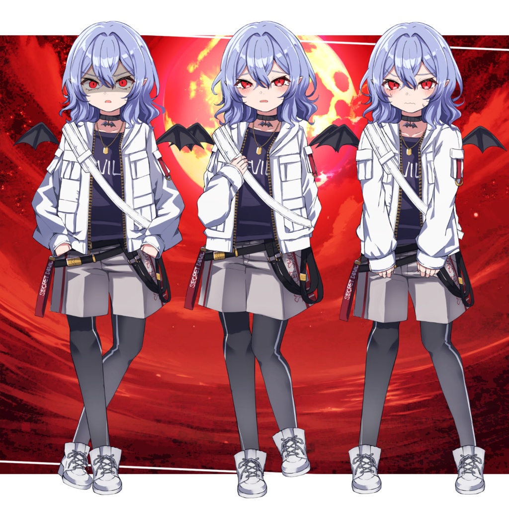 【立ち絵素材集】御剣式現代レミリア立ち絵