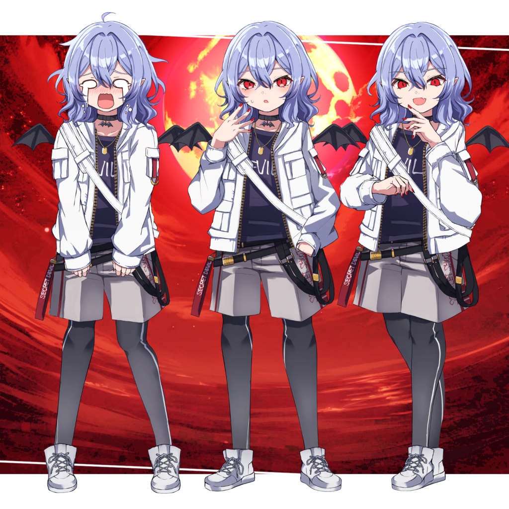 【立ち絵素材集】御剣式現代レミリア立ち絵