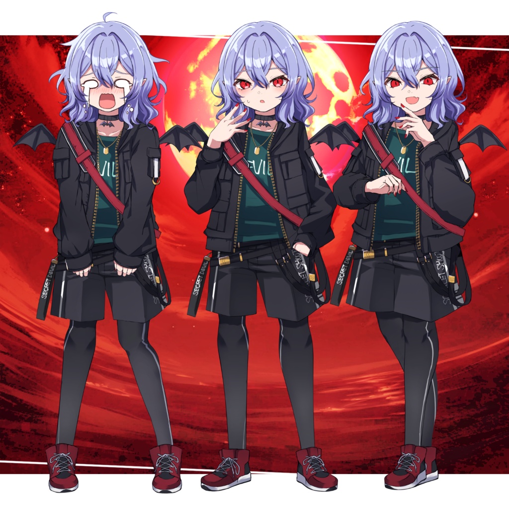 【立ち絵素材集】御剣式現代レミリア立ち絵