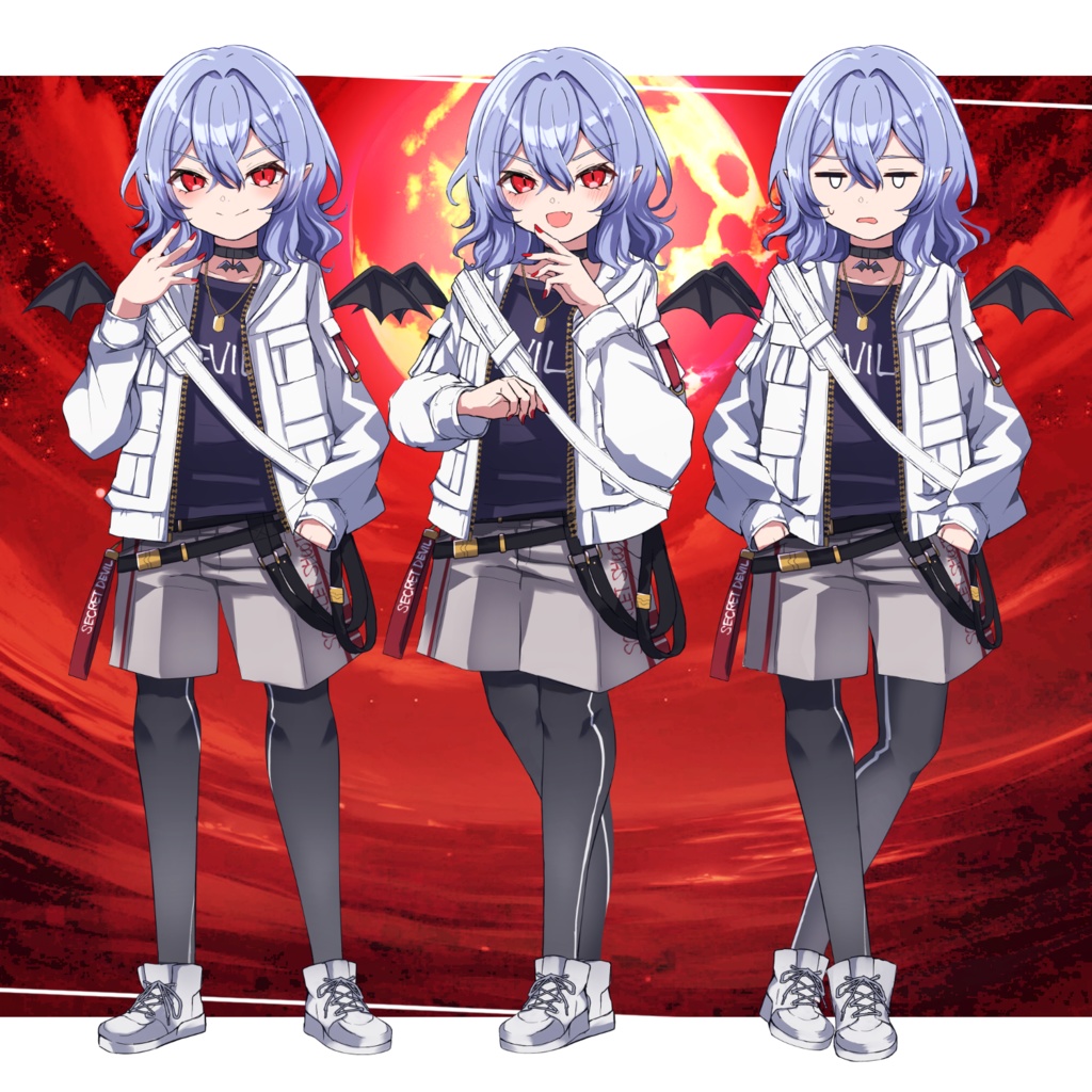 【立ち絵素材集】御剣式現代レミリア立ち絵