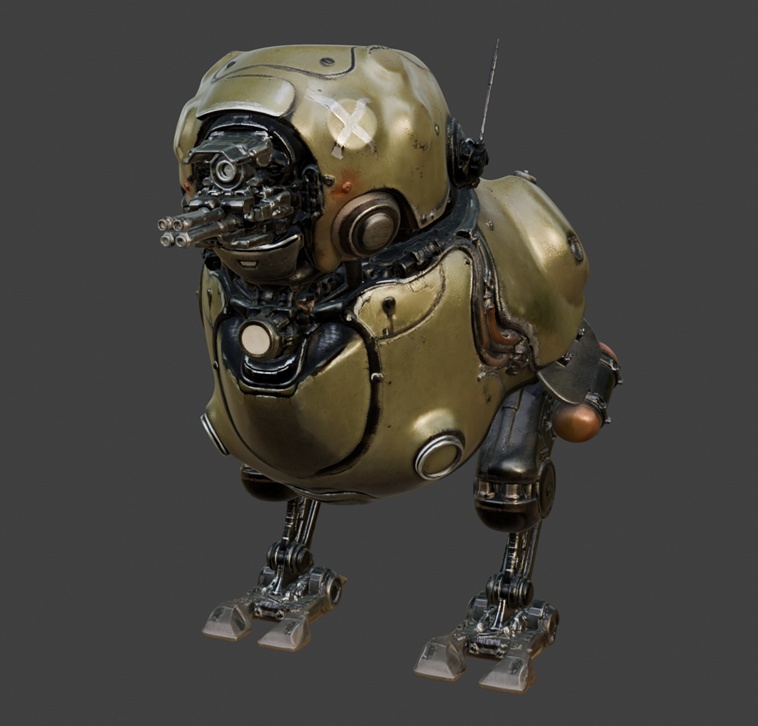 ひよこタンク （blenderFile、STLFile）