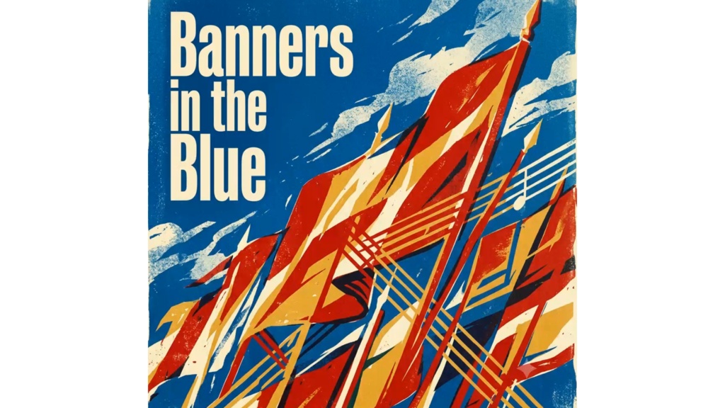 フリーBGM [ Banners in the Blue ]
