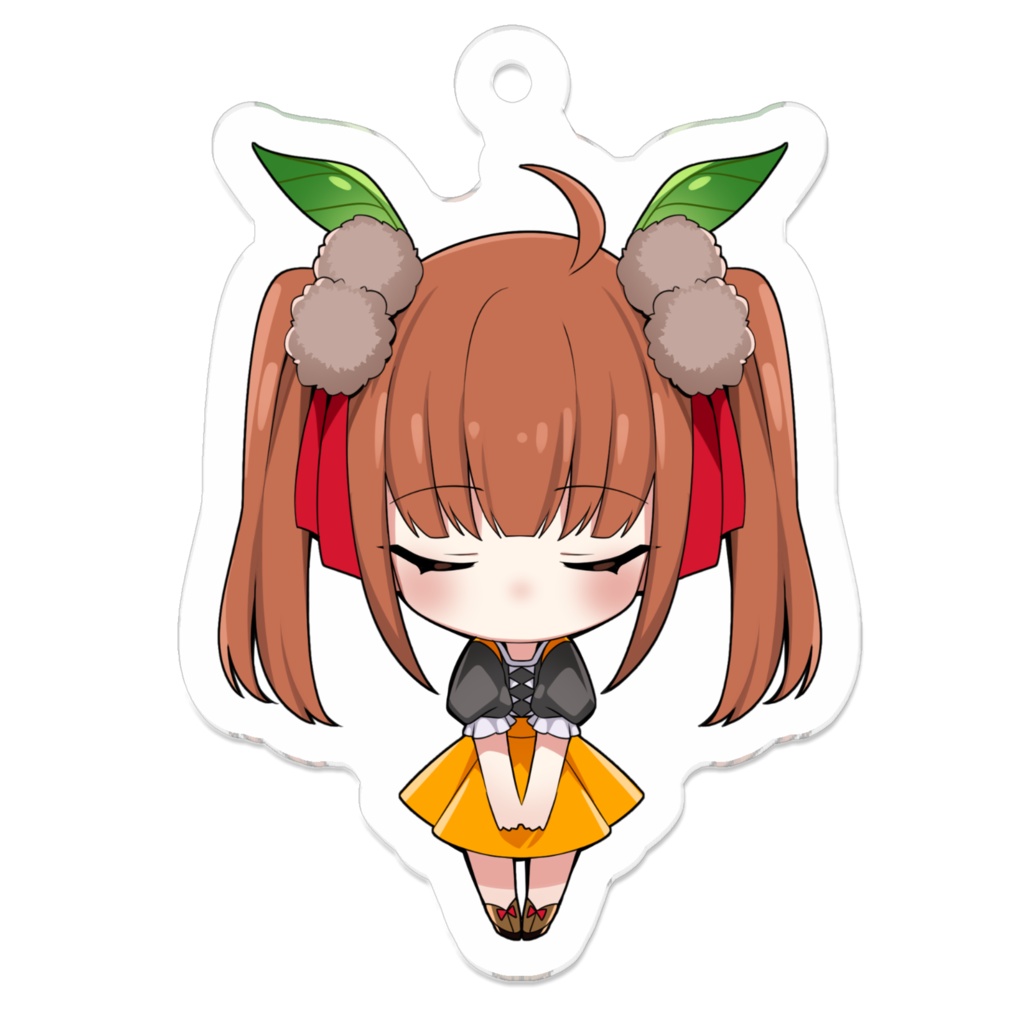 ゆめちゃんおじぎキーホルダー(ルーガちゃんの普段着衣装)