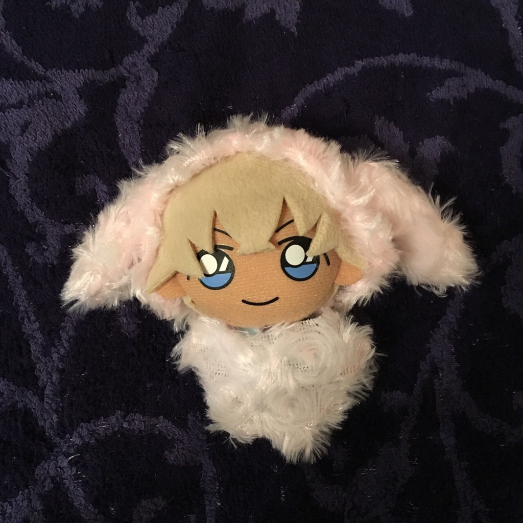 あむぬい 着ぐるみ 耳マグネット式 ピンク色