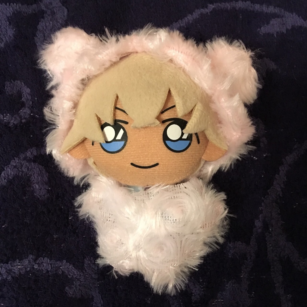 あむぬい 着ぐるみ 耳マグネット式 ピンク色