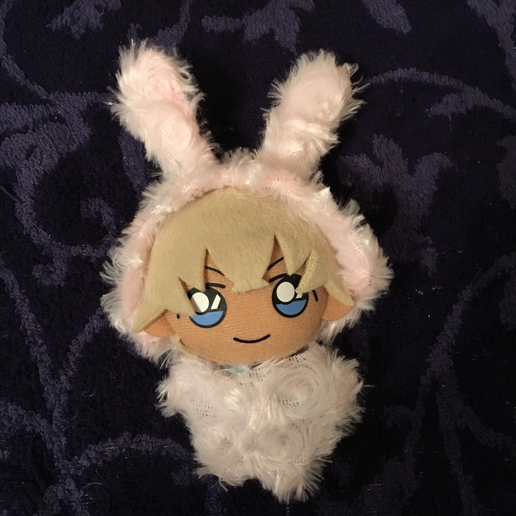 あむぬい 着ぐるみ 耳マグネット式 ピンク色