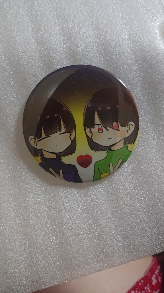 FRISK&Chara缶バッジ