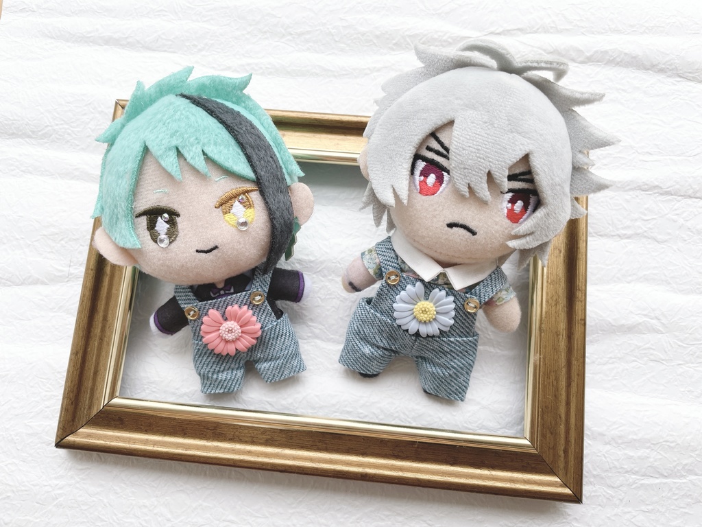 お花デニムサロペット