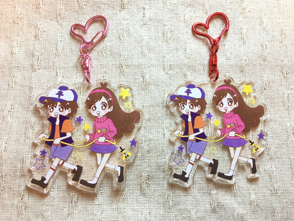 ツインズアクリルキーホルダー