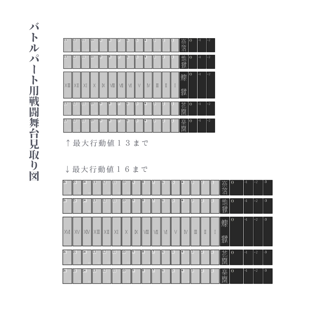 ココフォリア向けシンプルなネクロニカ素材