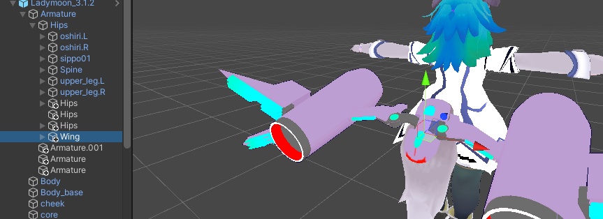 【無料あり】どこまでも飛べそうなウイングパーツ