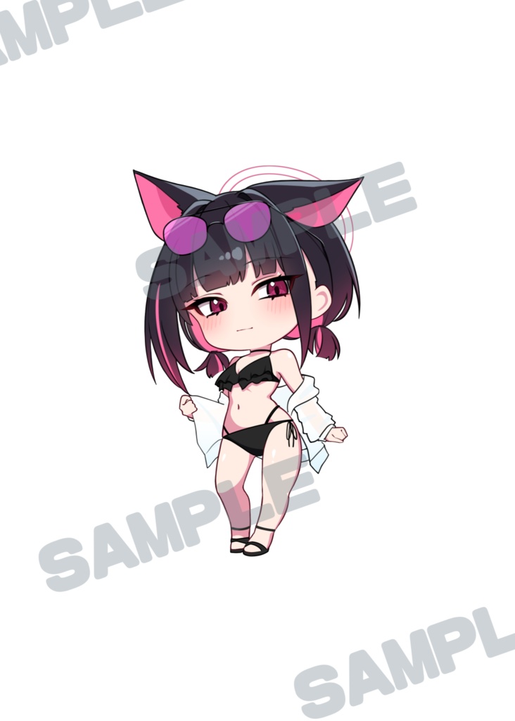 杏山カズサの水着アクリルキーホルダー