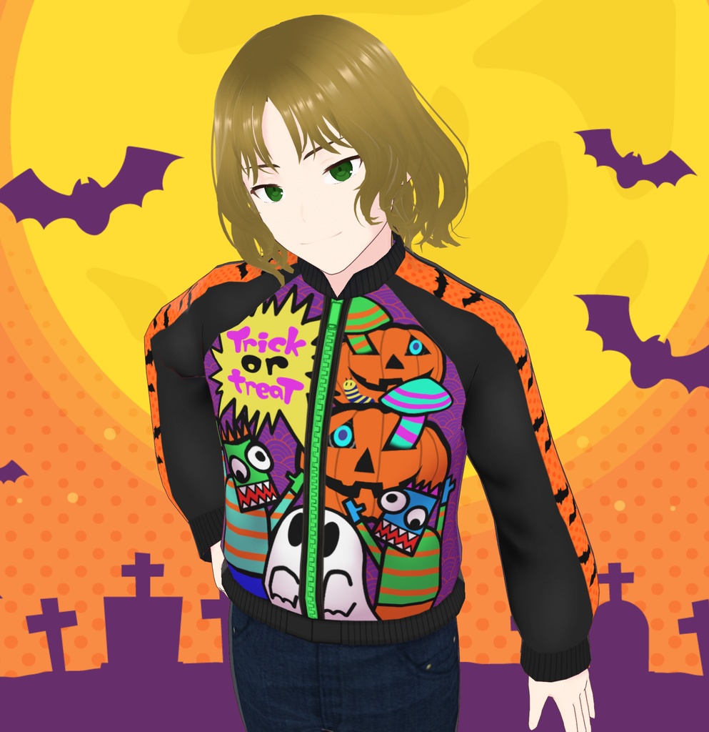 VRoid衣装【ハロウィン・スタジャン】