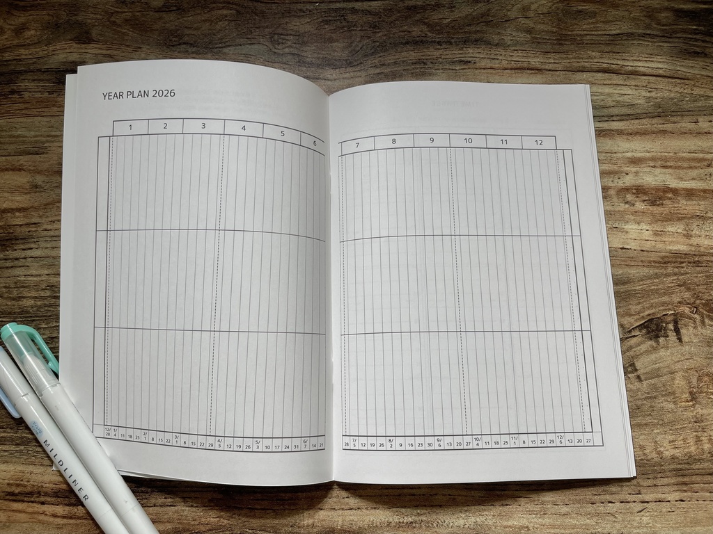 モチベーションUP!手帳〈2026年マンスリー〉+手帳のセットアップ動画〈購入者限定〉