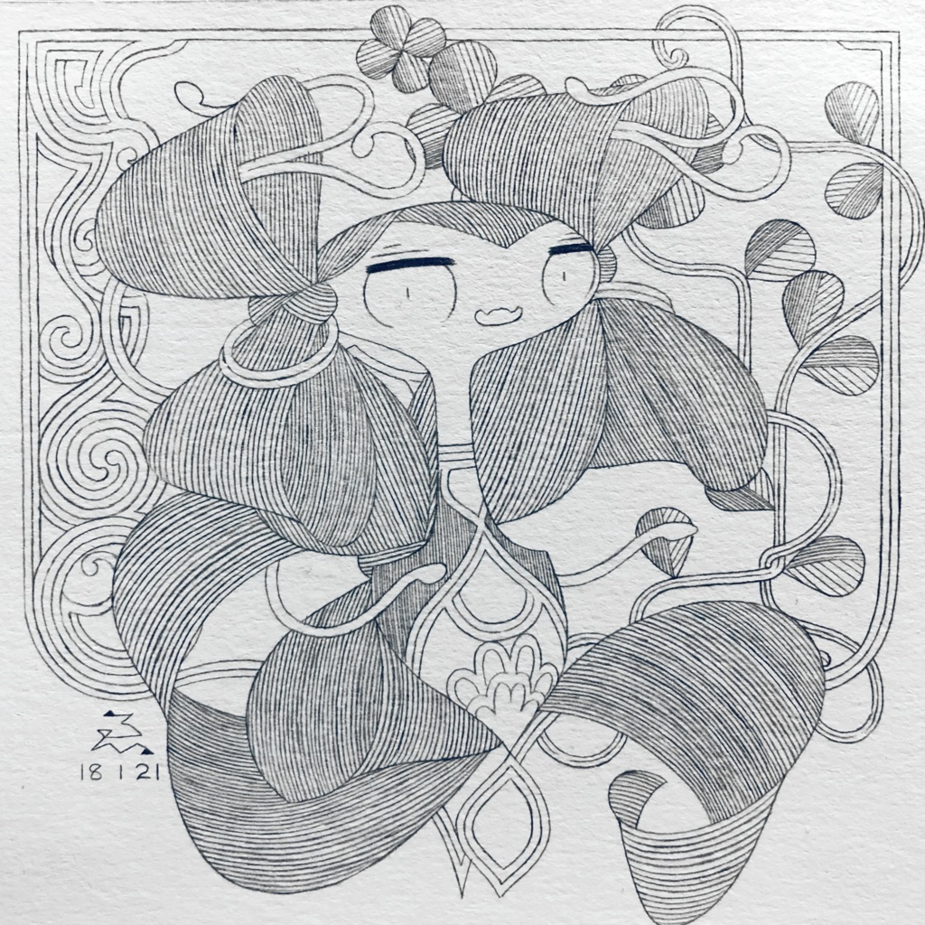 【原画】へびいちご01