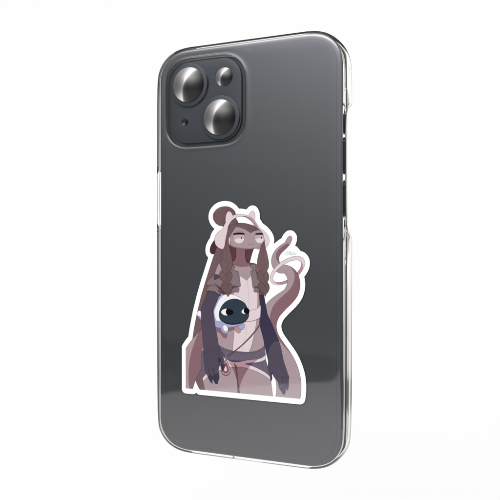 【スマホステッカー】へびいちご&うみなまこ01