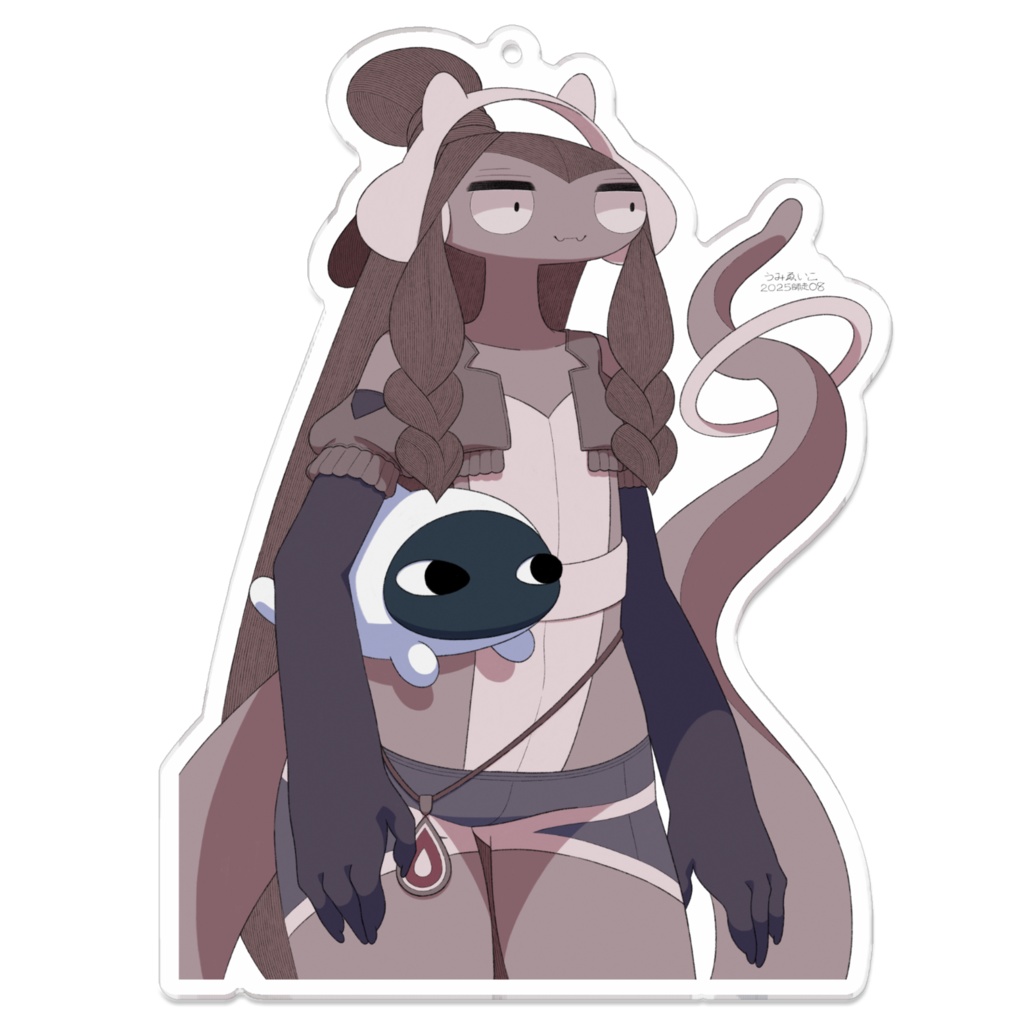 【アクリルキーホルダー】へびいちご&うみなまこ01