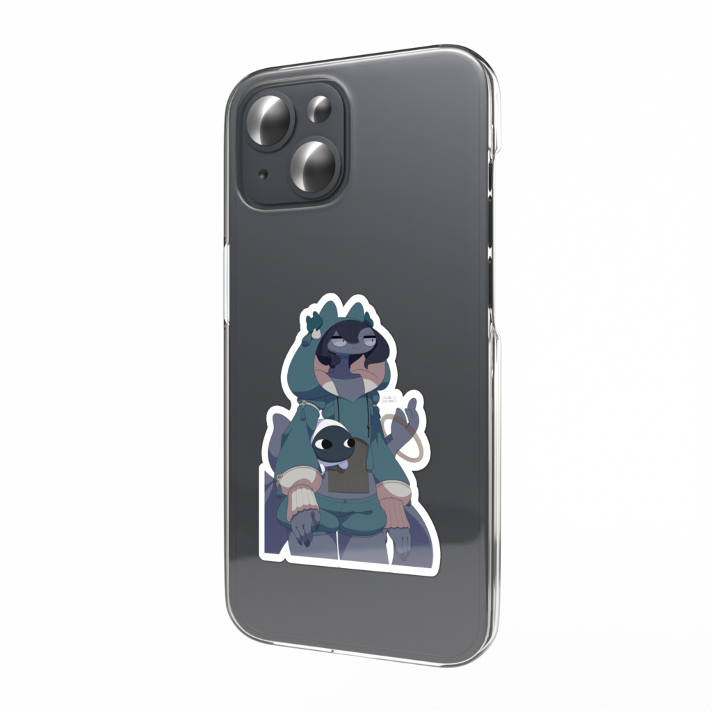 【スマホステッカー】わになし&うみなまこ01