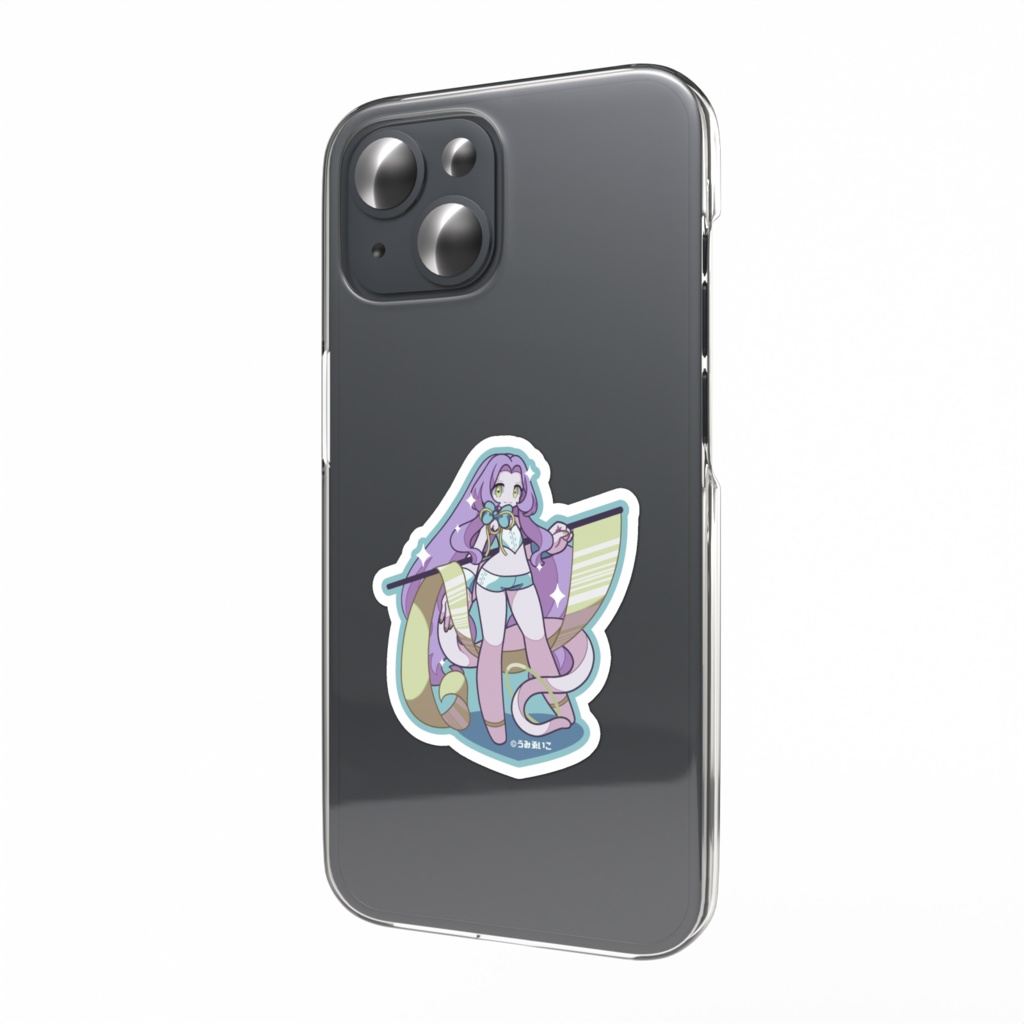 【スマホステッカー】へびいちご202601