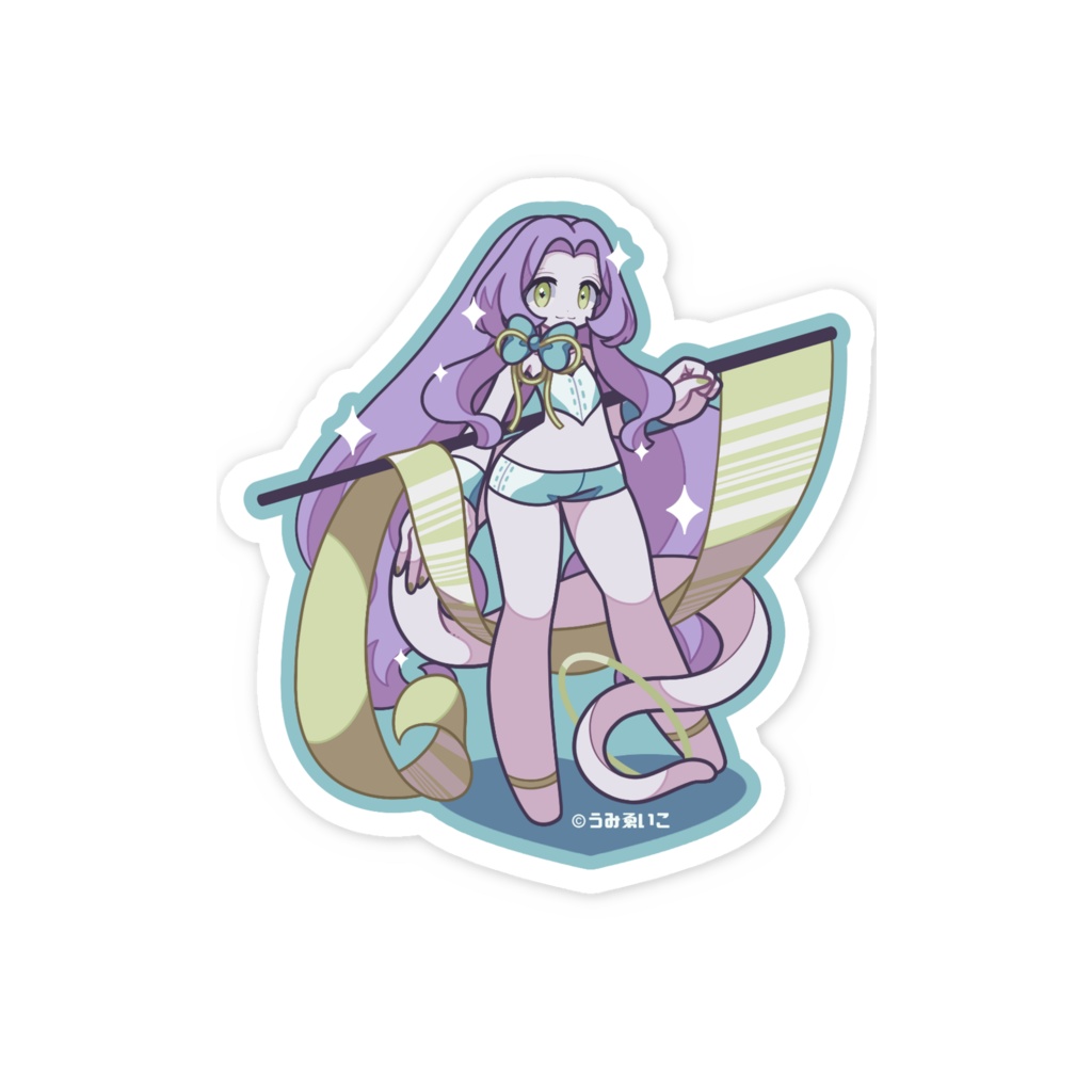 【スマホステッカー】へびいちご202601