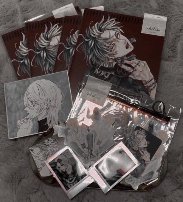 ドローイング原画＋イラスト本＋グッズセット