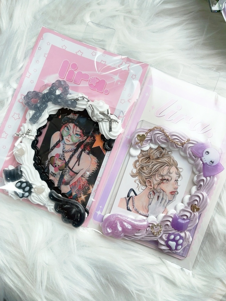 ♡ペアトレカケース 硬質ケース ホイップデコ