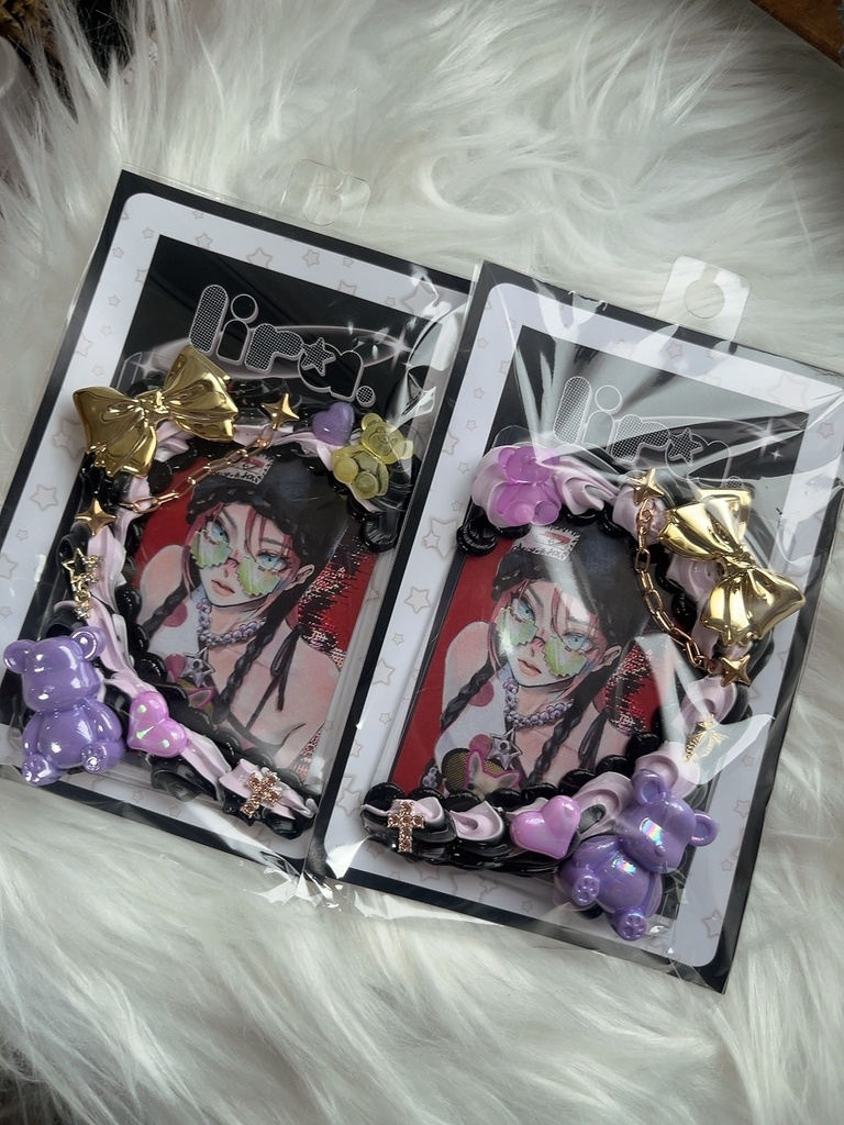 ♡ペアトレカケース 硬質ケースデコ