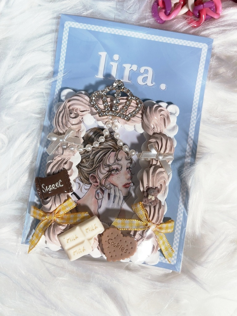 お菓子なホイップデコ🍭🍬🍫🍿🍩