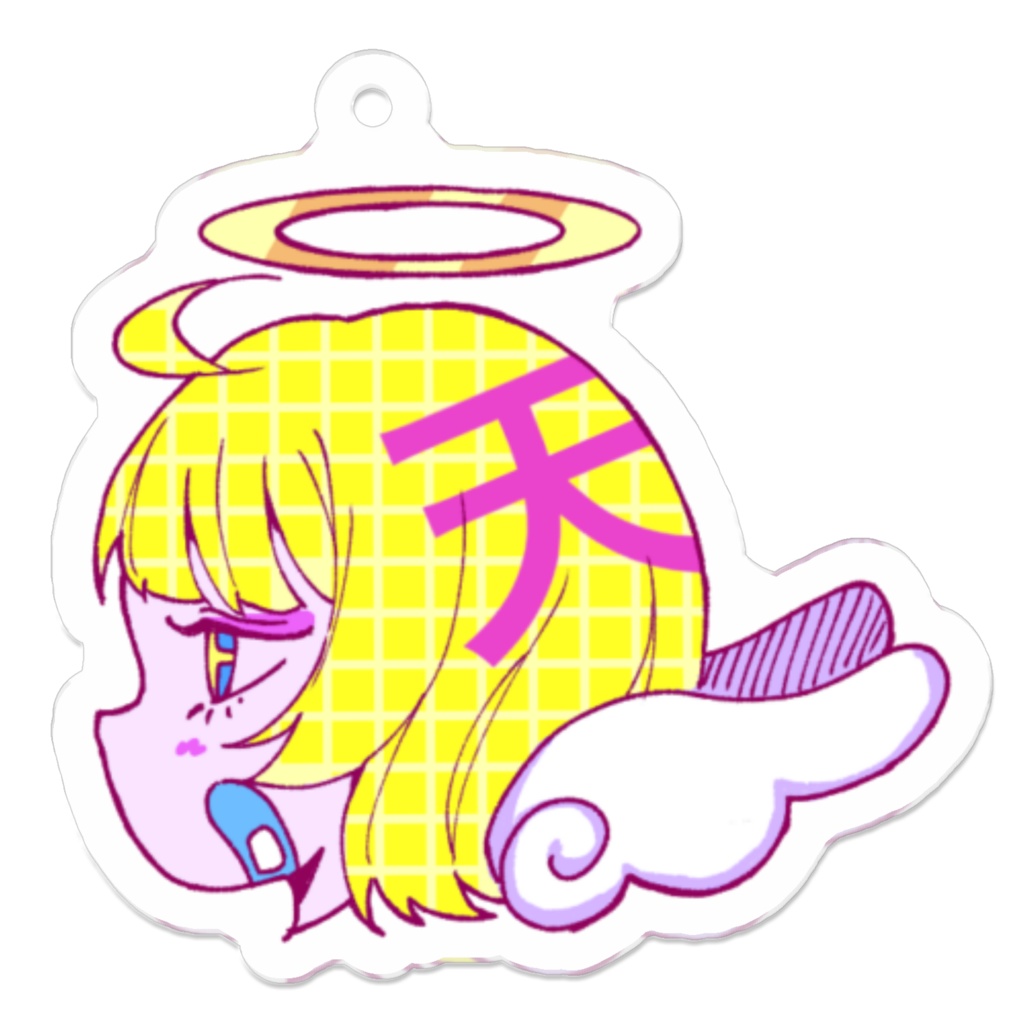 レトロポップてんし アクリルキーホルダー