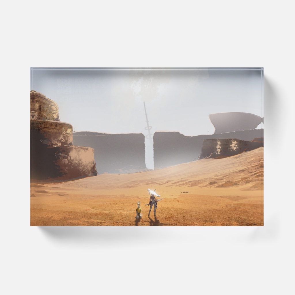 【アクリルブロック】紅蓮 & ボルト 【NIKKE x StellarBlade】