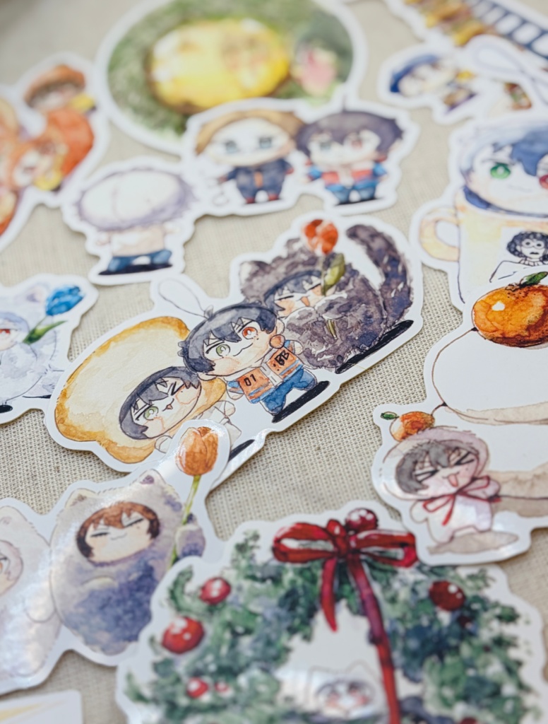 【ヒプぬい】もりもりステッカーセット