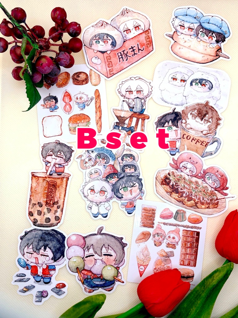 【ヒプぬい】もりもりステッカーセット